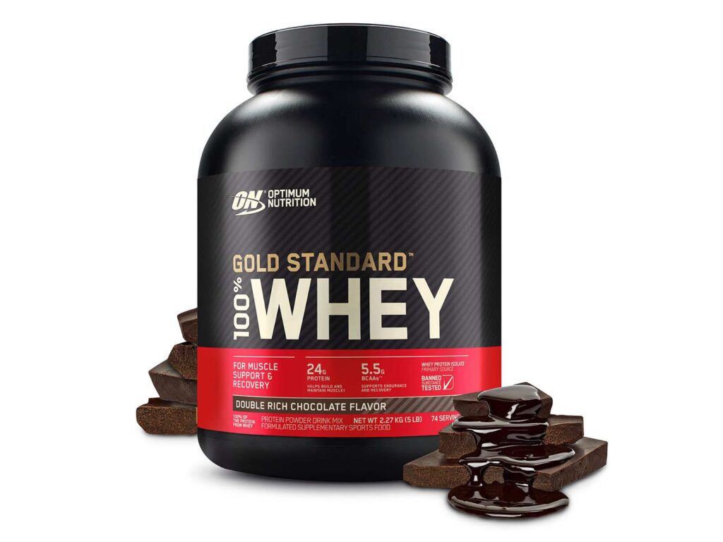 Boost Your Workout with Optimum Nutrition Gold Standard 100% Whey Protein Powder